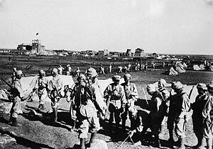 Сирийские солдаты в районе Майсалуна, 1920 год