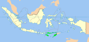 Восточная Нуса-Тенгара на карте