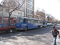 Троллейбус в городе Мендоса. Движение открыто в 1957 году.