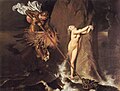 «Руджьер спасает Анджелику от морского чудовища». Жан Огюст Доминик Энгр, 1819