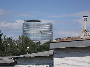 Вертолётная площадка на крыше НИИ имени Алмазова