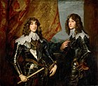 Портрет принцев Карла Людвига и Руперта. 1637. Холст, масло. Лувр, Париж