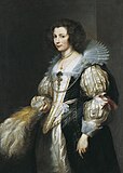 Портрет Марии Луизы де Тассис. Ок. 1630. Холст, масло. Коллекция Лихтенштейнов