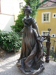 Памятник принцессе Баденской Луизе в Баден-Бадене, Германия