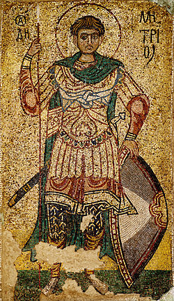 Мозаика из Михайловского монастыря (Киев) (конец XII — начало XIII века)