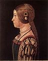 Барбара Паллавичино на портрете Алессандро Аральди