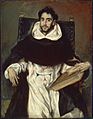 «Брат Ортенсьо Парависино», портрет кисти Эль Греко