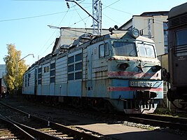 ВЛ80в-1129 в Щербинке. 29 сентября 2007 года.