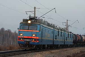 Трёхсекционный ВЛ80ТК в Кемеровской области