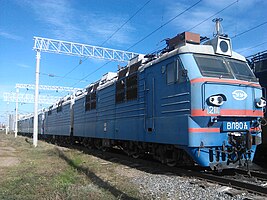 ВЛ80ССВ−2111 Перед разделкой в сервисном локомотивном депо Петроввальское ПРИВ ЖД