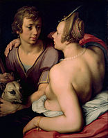 Венера и Адонис. 1614. Музей изящных искусств. Кан, Нормандия