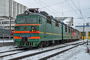 Электровоз ВЛ80С-197 на станции Владимир