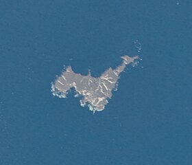 Остров Анучина. Фотография из космоса