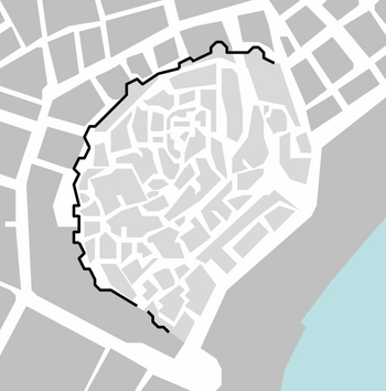 План «старого» города Ичери-шехер