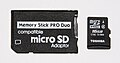 Переходник с microSD на Memory Stick PRO Duo