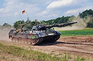 Немецкий Leopard 1A5 на Military Day 2015 в Уффенхайме