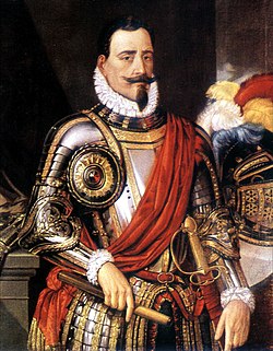 Педро де Вальдивия - портрет Франсиско Олео де Мандиола (Национальная библиотека Чили)