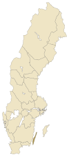 Расположение провинции Эланд в Швеции