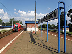 Варшавская ж/д станция Рембертув.