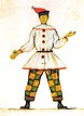 А. Бенуа, костюм для балета «Петрушка» (1911)