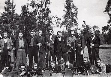 Группа эстонских «лесных братьев», лето 1941 года