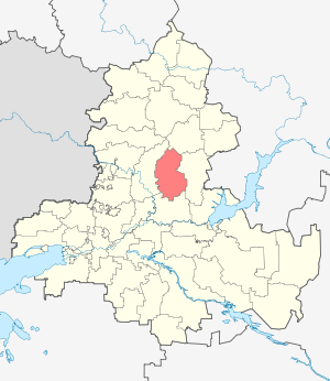 Тацинский район на карте