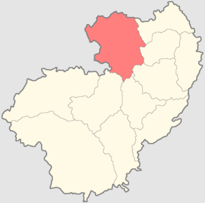 Медынский уезд на карте