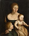 Ганс Гольбайн-младший, Жена и дети художника (1528)