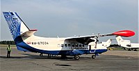 Let L-410 авиакомпании Оренбуржье в аэропорту Ижевска