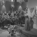 Лиана Августин исполняет композицию «Die ganze Welt braucht Liebe» в Хилверсюме (1958)