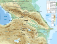 Карта Кавказа