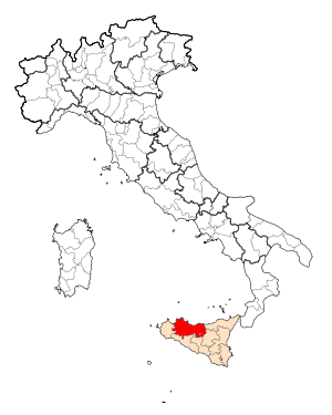 Провинция Палермо на карте