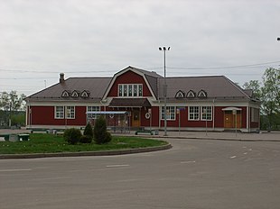 Здание вокзала станции Приозерск