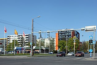 Перекрёсток улицы Таммсааре и бульвара Сыпрузе