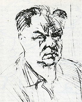 Георгий Никольский. Автопортрет. 1963
