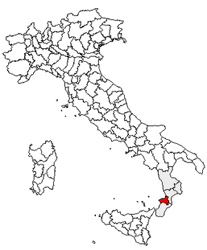 Провинция Вибо-Валентия на карте