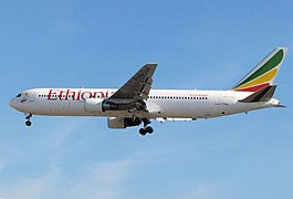 Самолёт авиакомпании Ethiopian Airlines