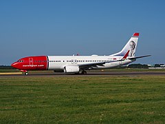 Самолёт авиакомпании Norwegian Air Shuttle