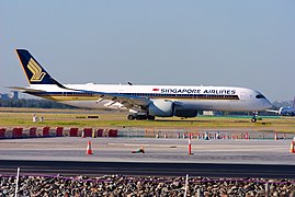 Самолёт авиакомпании Singapore Airlines