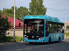 Volgabus-4298.G4 КПГ на Пограничной улице в Петрозаводске, маршрут № 5