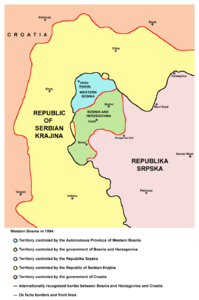 Автономная область Западная Босния в 1994 году