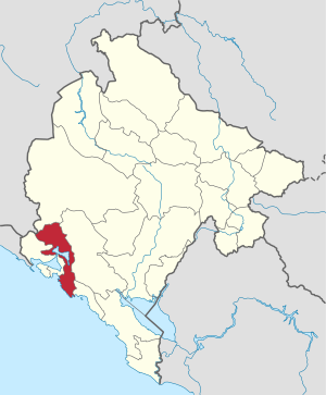 Община Котор на карте