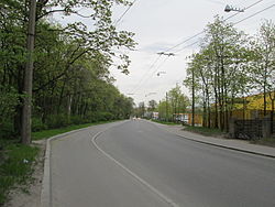 Вид на северо-восток, в сторону Новороссийской улицы