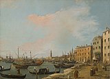Набережная Скьявони в Венеции. Ок. 1730. Холст, масло. Музей истории искусств, Вена