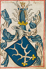 Герб рода Дона в гербовнике XV века