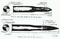 Осколочно-фугасный HE Mk II Shell и бронебойный APC M51 Shot снаряды.