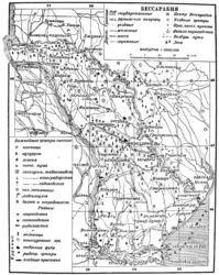 Карта Бессарабии из МСЭ 1931 года.