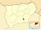 Расположение муниципалитета Ларва на карте провинции