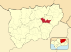 Расположение муниципалитета Вильякаррильо на карте провинции