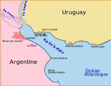 Carte du río de la Plata